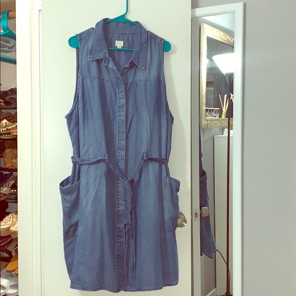 A New Day denim dress